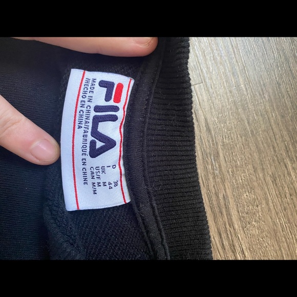 Medium Fila logo sweatshirt pullover neon pastel m - Picture 5 of 11